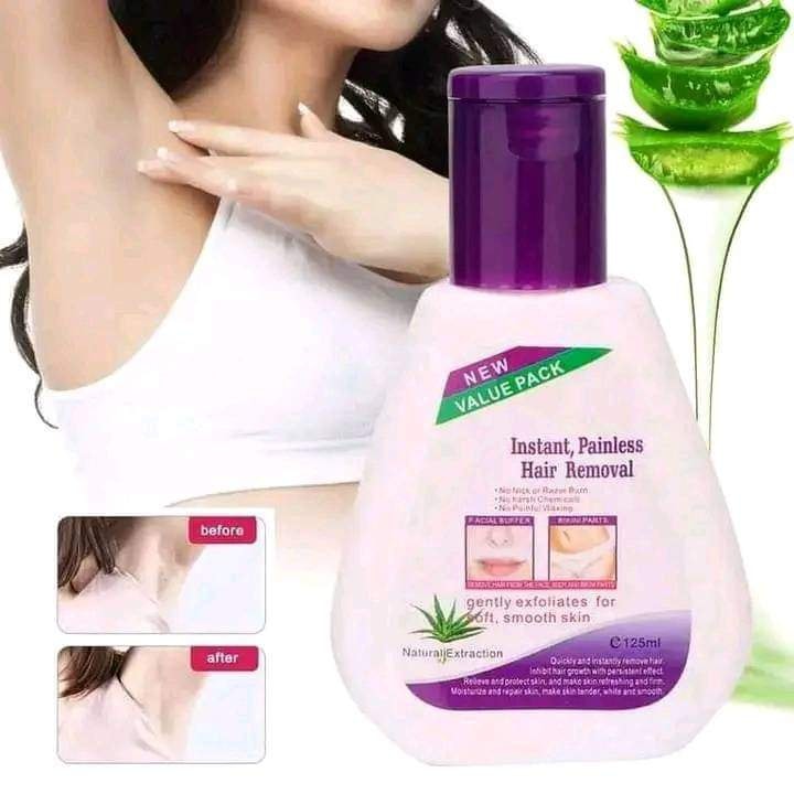 Instant, Painless Hair Removal, QIANSOTO brand Natural extraction reduces face hair and body hair natural extraction Painless hair removal essence