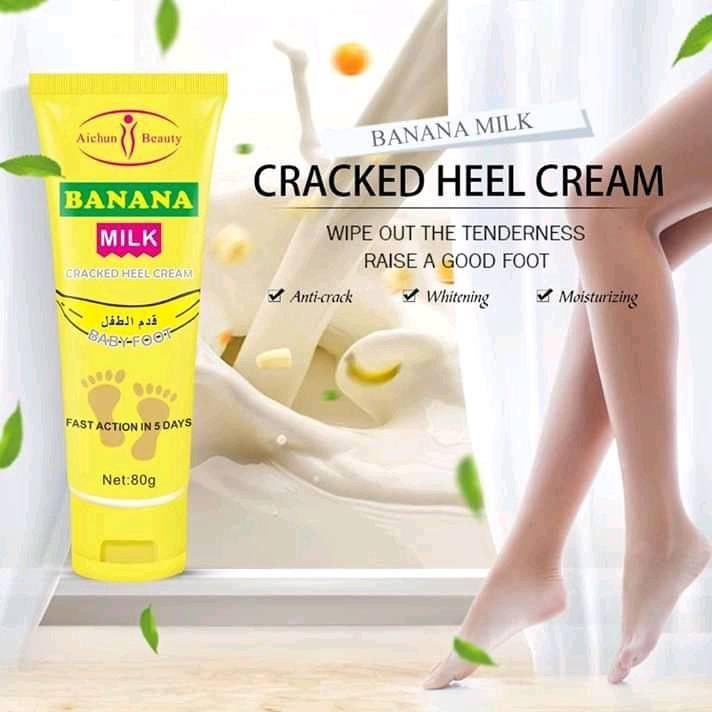 Aichun Beauty Banana Milk Cracked Heel Cream – 80gm