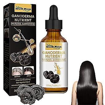 Ganoderma Hair Blackening Serum 30ml Anti-Grey Hair for Healthier and Thicker Hair